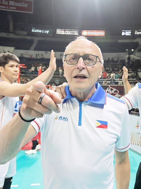 (FILE) ITALIAN head coach Angiolino Frigoni