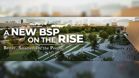 ARTIST sketch of the Bangko Sentral ng Pilipinas' Complex in New Clark City, Tarlac