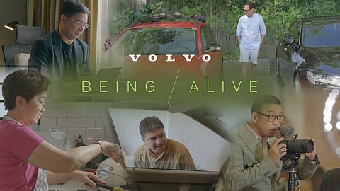 VOLVO’s Being Alive series highlights everyday Filipinos whose stories of purpose and passion are intertwined with the cars that keep them moving safely.