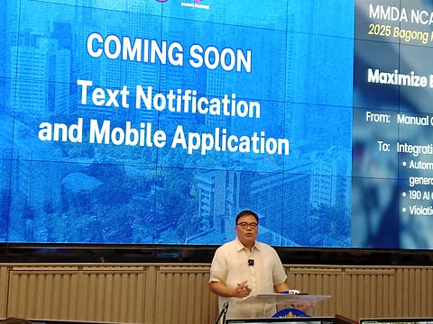 MMDA Chairman Atty. Romando "Don" Artes led the launch of May Huli Ka app for NCAP at the agency's headquarters in Julia Vargas Avenue, Pasig City. 