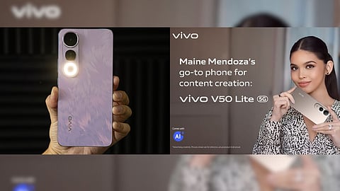 MAINE Mendoza shows how the vivo V50 Lite lets her enjoy studio-quality photography and all-day content creation.
