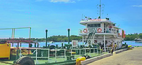 Domestic vessel of Philkor Shipping Corporation.