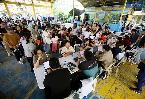 EDUCATION Secretary Sonny Angara, Health Secretary Teodoro Herbosa, and Quezon City Mayor Joy Belmonte visit Esteban Abada Elementary School in Bago Bantay, Quezon City on Wednesday to oversee a free medical check-up organized by the Department of Health (DOH) for teachers, parents, and students.