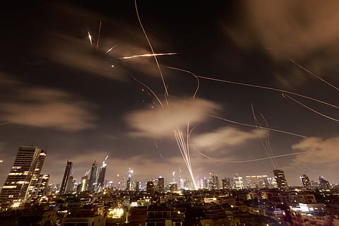 Conflict flares Israeli air defense systems intercept Iranian missiles over Tel Aviv early on Wednesday. Israel and Iran traded fire anew on 17 June, marking the fifth consecutive day of strikes in their most intense confrontation yet, raising fears of a protracted conflict that could engulf the Middle East.