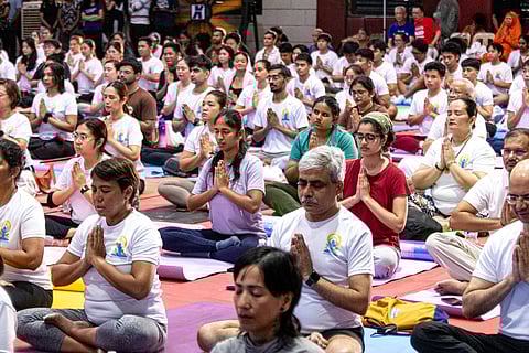 FINDING your flow and embracing peace through every pose.