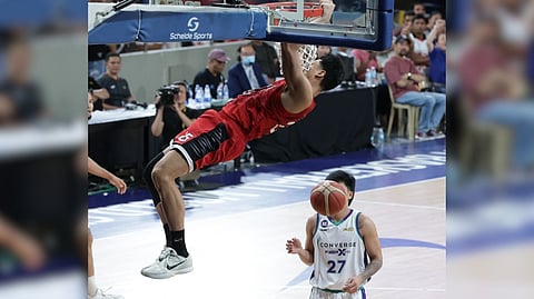 Fresh from a rocking performance against Converge, Barangay Ginebra’s Japeth Aguilar trains his sights on June Mar Fajardo and San Miguel in their PBA Philippine Cup semifinal series.