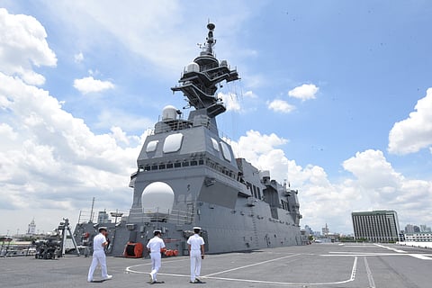 JAPANESE ships from the JMSDF Escort Flotilla Four received a warm welcome from Philippine Navy personnel with anime theme songs, marking another step in strengthening defense ties between Japan and the Philippines.