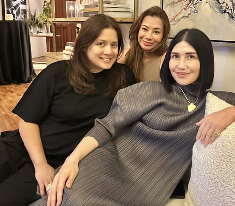 Camille Villar, Steph Singson and Pam Lopez.