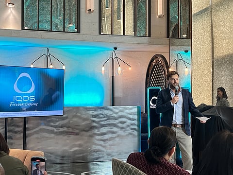 Gijs De Best, President of PMFTC, disclosed that the company is eyeing for a double-digit growth this year, as the number of IQOS users are improving, in a forum on Friday at Okada Manila, Paranaque City. 