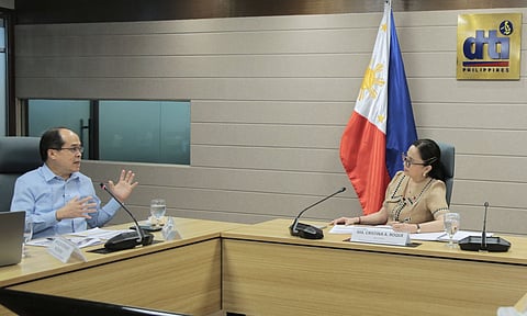 PEZA Director General Tereso Panga meets with PEZA Board Chair and Trade Secretary Cristina Roque on 18 June to discuss the agency’s performance from January to May 2025 and align strategies to boost investment through ecozones.