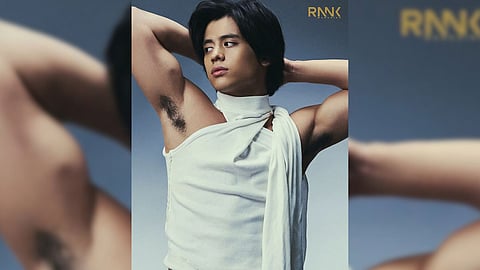 THE controversial photo of Kapuso Star Kelvin Miranda for Rank Magazine