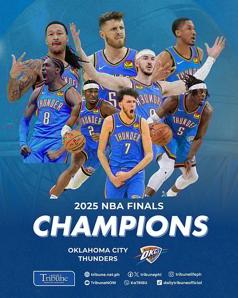 Thunder beat Pacers to clinch first NBA Finals crown