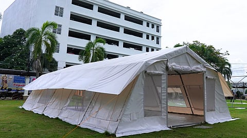 Iloilo Capitol turns over tent classrooms 
