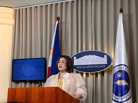 PALACE Press Officer Undersecretary Claire Castro holds her regular press briefing. Castro took a swipe at Vice President Sara Duterte after the latter criticized the independent foreign policy implemented by President Ferdinand Marcos Jr.