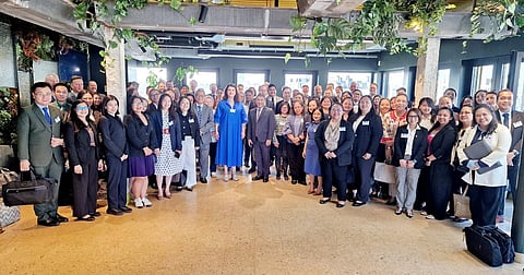 The Philippines and EU delegations at the opening ceremony of the 3rd round of FTA negotiations in Brussels.