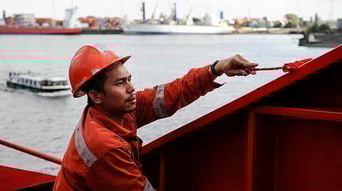 A TYPICAL day for a Filipino seafarer onboard an international seagoing vessel.