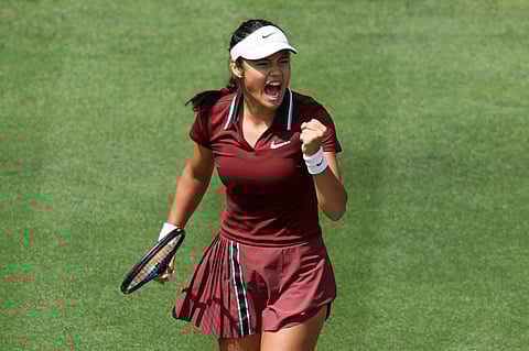 EMMA Raducanu struggles, absorbing a 4-6, 6-1, 7-6 (7/4) loss to Maya Joint in the second round of the Eastbourne Open.   