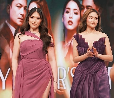 Kylie Padilla and Kazel Kinouchi shares the stage during the recent mediacon for My Fathers Wife