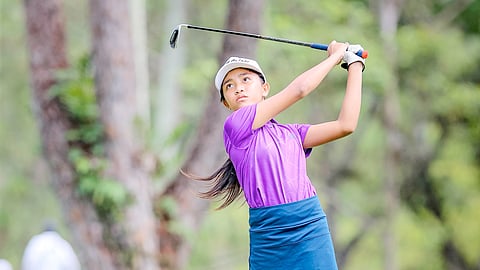 KIMBERLY Baroquillo displays a dominant performance in the girls’ 11-14 division of the ICTSI Del Monte Junior PGT Championship in Bukidnon on Thursday.