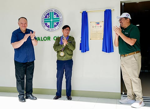 PRESIDENT Ferdinand R. Marcos Jr. (center) inaugurates the very first Veterans Access to Lifetime Optimized Healthcare Clinic at the Fernando Air Base Hospital in Lipa City on 27 June.