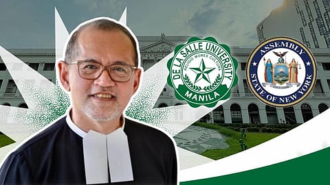 DLSU President Br. Bernard Oca FSC receives recognition from the New York State Assembly for his unwavering commitment to Lasallian values and community leadership.