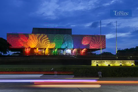 CCP lights up in rainbow colors in celebration of Pride month.
