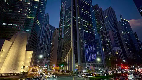 Ayala Avenue, in the core of the Philippines' financial capital, Makati, houses corporate headquarters, banks, and the Philippine Stock Exchange, which mirrors the country's economic growth projected to be the second fastest in Asia next year at 6.8 percent, next to India, and ahead of Indonesia and Malaysia at 5.2 percent, according to the Institute of International Finance.