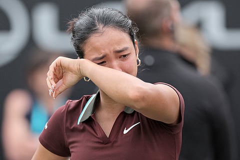 Alex Eala endears herself to tennis fans after a gallant effort against Maya Joint of Australia in the final of the Eastbourne Open.