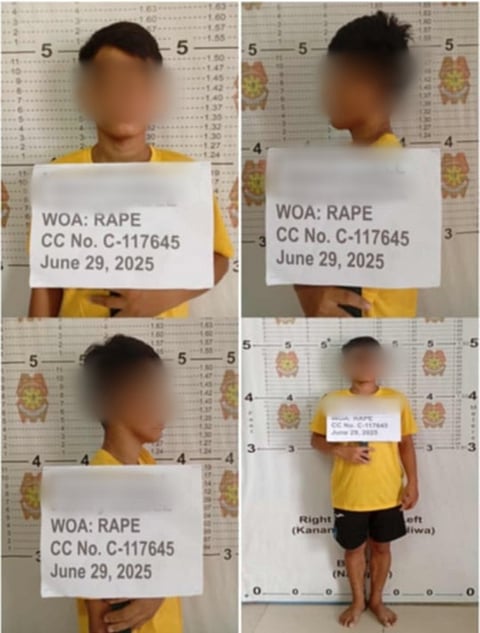 Alias "MJ", who was arrested last Sunday in Masbate for the crime of rape