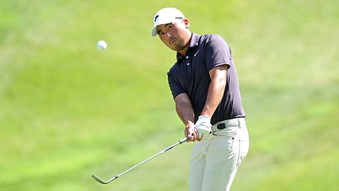 Doug Ghim keeps his closest pursuers at bay with a three-under 68 for a one-shot lead after two rounds in the John Deere Classic.
