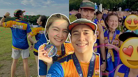BARBIE Forteza and Jameson Blake were spotted holding hands at a Pampanga marathon, but Blake clarified they are just friends.