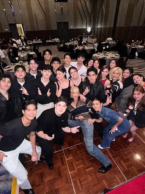 KLARISSE de Guzman with the PBB ex housemates, hosts and Big Winners