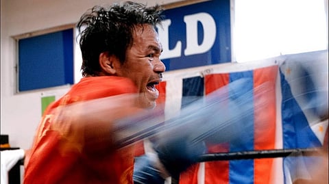 Manny Pacquiao, who will battle Mario Barrios for the WBC welterweight title on 19 July, still dazzles even at age 46.