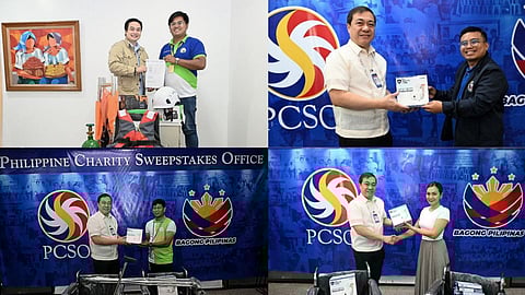 PCSO turns over rescue equipment and medical aids to communities in Camarines Sur, Batangas, and Oriental Mindoro as part of its mission to uplift lives and expand access to vital support.