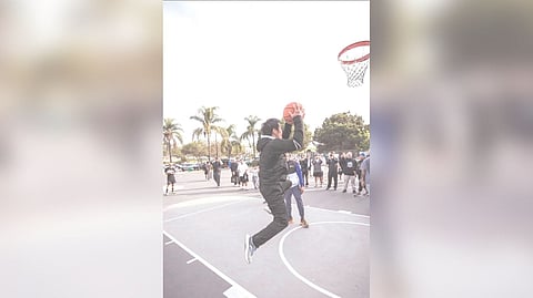 MANNY Pacquiao adds a game of basketball to his strength and conditioning training in preparation for his WBC welterweight title fight with Mario Barrios on 19 July in Las Vegas. 