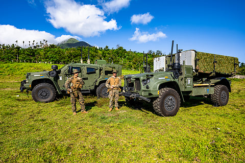 U.S.-made land-based anti-ship Marine Expeditionary Ship Interdiction System (NMESIS) launchers were previously deployed in the northern Philippines. The missile system was used in a test fire during the recently concluded  Balikatan Exercise between the Armed Forces of the Philippines and the United States Armed Forces. (Photo by Edward Bungubun)