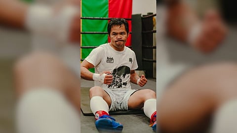 MANNY Pacquiao continues to exert extra effort while training at the Wild Card Boxing Club in Hollywood.