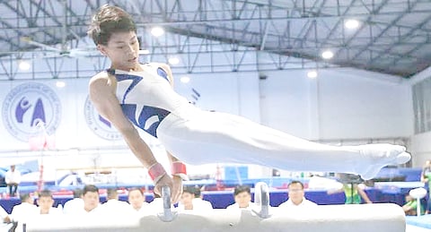 KARL Eldrew Yulo is doing a good job in following the footsteps of his older brother, Carlos Yulo. 