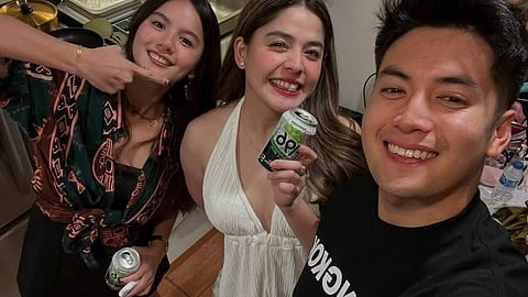 Shaira joined by close celebrity friends from Kapuso Network Kaloy Tingcungco and Jenzel Angeles