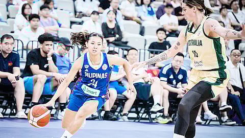 NAOMI Panganiban and Gilas Pilipinas Women fail to contain the size advantage of Australia that led to a 76-point loss, 39-115, in the FIBA Women’s Asia Cup.