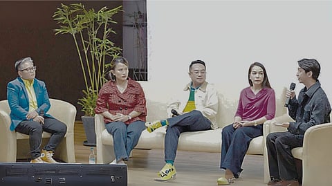 Fostering a more inclusive workplace. The Manila Electric Company recently organized a Pride Month dialogue as part of its continuing pursuit to foster greater inclusivity and awareness for the LGBTQIA+ community within the organization. Seen in the photo are (L-R) Meralco Head of Litigation Team Atty. Sheil Granados, Meralco People and Leadership Development Manager Giselle Amad-Bagsic, Meralco Head of Customer Care Group-Self Service Management Felix Umali Jr., Meralco AVP and Head of Home and MicroBiz-North Business Area Alleni Pascual, and PFIP Board of Trustees Chair Gelo Camaya.