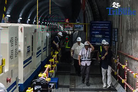 President Ferdinand R. Marcos Jr. inspects the Camp Aguinaldo Station of the Metro Manila Subway Project (MMSP) on Wednesday, July 16, 2025, in Quezon City.

Marcos announced that once completed, the MMSP is expected to reduce travel time from Valenzuela to Ninoy Aquino International Airport (NAIA) from two hours to just 40 minutes.
The event marks the launch of the first Tunnel Boring Machine (TBM) for Contract Package 103, which will bore toward Ortigas Station. Despite notable progress, having already advanced 281.74 meters, the project continues to face challenges with subterranean right-of-way acquisition involving 69 private land parcels under Corinthian Properties. This critical tunnel segment, spanning approximately 850 meters, is expected to reach Corinthian Properties by the fourth quarter of 2025.

President Marcos expressed optimism that the Valenzuela leg can be inaugurated by 2028, praising the "impressive" ongoing construction. He urged all agencies to fast-track the project, highlighting it as a significant engineering milestone that demonstrates the Philippines' capacity to undertake major public transport infrastructure in collaboration with international partners.

Joining the President were DOTr Secretary Vivencio B. Dizon, PCO Secretary Dave Gomez, and DND Secretary Gilberto Teodoro.