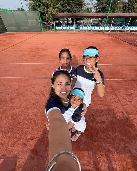 BAMBI Zoleta enjoys coaching the national juniors tennis players during the Billie Jean King Cup Juniors Asia Oceania Pre-Qualifying event in Colombia.