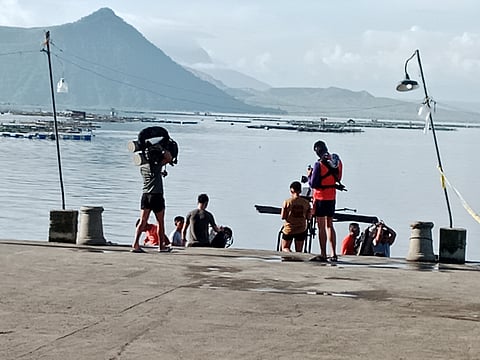 Philippine Coast Guard technical divers was put on standby due to continuous rainfall brought by Typhoon Crising. 