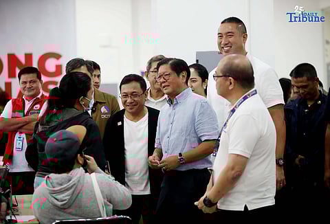 President Ferdinand R. Marcos Jr., together with San Juan City Mayor Francis Zamora and Representative Bel Zamora, inspects the newly launched Bagong Pilipinas eGovPH Serbisyo Hub (BPESH) at the Makabagong San Juan National Government Center. The BPESH is a one-stop shop for key national and local government services, aimed at making public service delivery faster, more accessible, and more efficient for all Filipinos. 