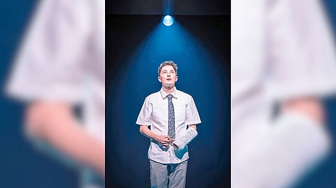 ELLIS Kirk as Evan Hansen.