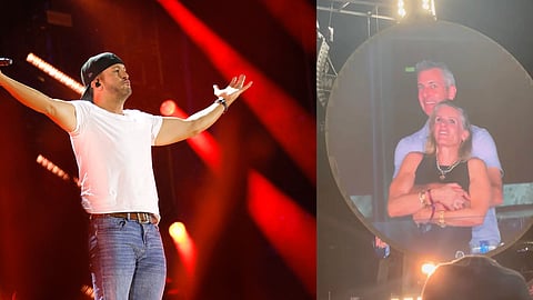 Luke Bryan teases crowd over office flings: ‘Who’s here with their secretary?’