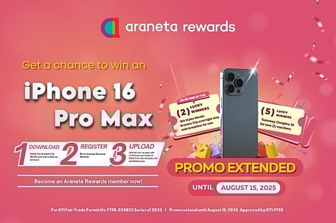 Araneta City extends mobile app promo