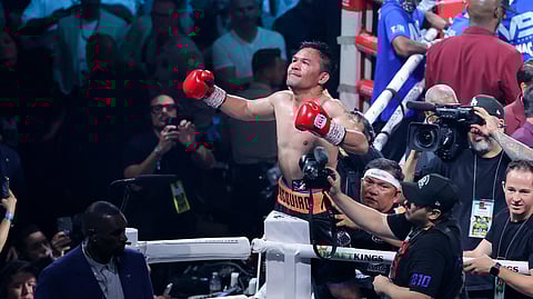 MANNY Pacquiao will continue fighting following his impressive performance against Mario Barrios in their WBC welterweight title fight on Sunday (Manila time) at the MGM Grand Garden Arena in Las Vegas. 