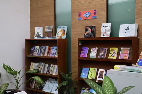Korean Corner at the Quezon City Public Library.
